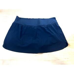Title Nine Bonded Ultra Light Running Skort Black Womans Size L